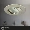 LED Einbauleuchten Dimmbar Schwenkbar 3er Set 5,5 W silber Produktbild-Vorschau 4