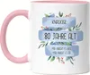 Knackige 80 Jahre Alt Tasse Rosa Humorvoll Spruch-Tasse Mal Produktbild-Vorschau 1