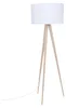 Zuiver Tripod Stehlampe Mit Stativ Holz/ Weiß Produktbild-Vorschau 1