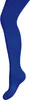 Damen Strumpfhose aus Baumwolle Glatt Unifarben Enzian Blau Produktbild-Vorschau 2