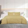 vidaXL Bettwäsche-Set Taupe 240x220 cm Leichte Mikrofaser Produktbild-Vorschau 3