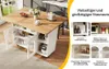 Isola da cucina Sweiko, isola da cucina moderna, mobile da Anteprima dell’immagine prodotto 17