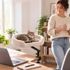 Łóżeczko dla kota Relaxdays, obrotowe o 360°, do 25 kg, Podgląd zdjęcia produktu 2