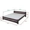 Bett Laura 180 x 200 cm, Nussbaum Matratze: Matratze Coco Produktbild-Vorschau 4