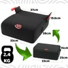 BubbleBum Seggiolino auto portatile senza schienale, nero Anteprima dell’immagine prodotto 12