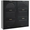 Merax Schuhschrank Schuhablage mit 6 Klappen, Schuhkipper Produktbild-Vorschau 10