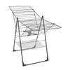 A black butterfly dryer rack is shown against a white background. Produktbild-Vorschau