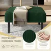 MODFU Tabouret - Pouf en Velours Côtelé Repose-Pieds ou Voir les images du produit 6