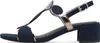 MARCO TOZZI Damen Sandale Textil Sandalette Metallic Produktbild-Vorschau 3