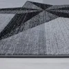 Kurzflor Teppich Wohnzimmer Grau 140x200 Rechteck Produktbild-Vorschau 4
