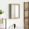 vidaXL Zrkadlová skrinka Sonoma dub 42 x 12 x 60 cm Náhľad obrázku produktu 4
