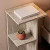 CALICOSY - Table de chevet carrée avec étagère H60 cm - Voir les images du produit 3