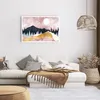 Poster - Poster ohne Rahmen - Grafik Modern Landschaft - Produktbild-Vorschau 6