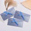 10 Stück Schleifenband-Umschläge - Seeblau Produktbild-Vorschau 2
