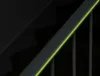 A close-up of a black handrail with a neon green stripe, likely on a staircase. Anteprima dell’immagine prodotto