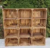 6er Holzkisten Geflammte mit Regal - 40x30x24 cm - Produktbild-Vorschau 7