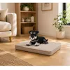 Hundebett Hundekissen Hundematte Cord 45X65X8 Cm Beige Produktbild-Vorschau 2