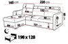 BARCELO Universelles Ecksofa 220x165 cm L-Form mit: Produktbild-Vorschau 7