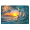 MuchoWow® Schreibtischunterlage Sonnenuntergang - Wasser - Produktbild-Vorschau 1