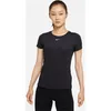 Nike W Nk One Df Ss Slim Top Black/White L Produktbild-Vorschau 6