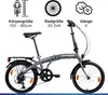 Zündapp ZF20 Speed Folder 20 Zoll Klapprad Faltrad Stadtrad Produktbild-Vorschau 3