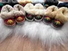 Damen Leder Wolle Winter HüttenSchuhe Lamfell HausSchuhe Produktbild-Vorschau 2