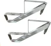 Two galvanized metal stair stringers are shown against a white background. Podgląd zdjęcia produktu