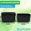 YourCasa Biomülleimer Küche 5L - Komposteimer für Produktbild-Vorschau 6
