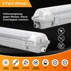 Vigevee 4er-Set T8 LED-Feuchtraumleuchten IP65, 24 W 150 Produktbild-Vorschau 3