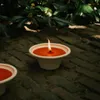 Spaas Citronella Outdoor-Kerze im Terrakotta-Schale - Rot - Produktbild-Vorschau 2