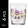 KROSNO Folk Bunte Wassergläser 6er Set 250 ml – farbige Produktbild-Vorschau 4
