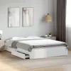 Giroletto con cassetti bianco 160x200 cm materiale a base Anteprima dell’immagine prodotto 2
