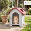 Caseta para perros PawHut, para exteriores, con puerta, Vista previa de la imagen del producto 2