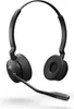 A black Jabra Engage 65 SE Stereo headset with a microphone boom is shown against a white background. Voir les images du produit