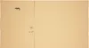 A flat, unfolded cardboard box with some markings and symbols. Produktbild-Vorschau