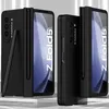 Two black cases for a foldable phone are displayed side-by-side against a light background. Produktbild-Vorschau