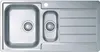 VBChome Einbauspüle mit Hahnloch 980 x 500 mm Edelstahl Produktbild-Vorschau 2