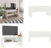A collage of images showing a white TV stand with a television on it, and separate images of the TV stand. Produktbild-Vorschau