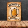 Bierkrug mit Schaumkrone Metallschild XL in 21x28 cm - Ich Produktbild-Vorschau 4