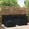 Set salotto da giardino con cuscini Poly Rattan Set di Anteprima dell’immagine prodotto 5
