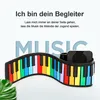 Home-Keyboard Regenbogen Roll-Up Keyboard Tragbares Silikon Produktbild-Vorschau 4