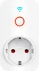 A white smart plug with a USB port and a Wi-Fi symbol. Náhľad obrázku produktu