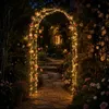 DanDiBo Arco di rose in metallo zincato solido 120 cm Arco Anteprima dell’immagine prodotto 8
