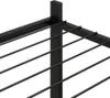 vidaXL Stojan na květiny 83x25x80 cm Černá litina Náhled obrázku produktu 5