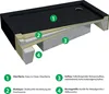 AQUABAD Duschwanne/Duschtasse Elegana mit LeakProtect Produktbild-Vorschau 3