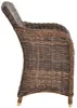 KRINES HOME Zestaw 2 foteli do jadalni rattanowe krzesło do Podgląd zdjęcia produktu 4