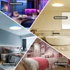 Collage of four different room settings showcasing a ceiling light. Produktbild-Vorschau