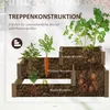 Outsunny Hochbeet Gemüsebeet Blumenkasten mit 3 Stufen für Produktbild-Vorschau 4