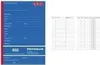 A product image showing a blue notebook with grids on the right side. Anteprima dell’immagine prodotto