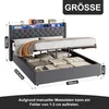 MODFU Boxspringbett 160x200 mit Matratze und Produktbild-Vorschau 10
